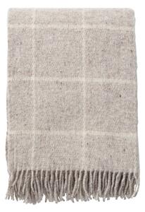 Klippan Vlněný pléd Vinga beige 130x200