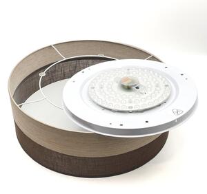 LED Stropní svítidlo SIRJA WOOD LED/36W/230V pr. 45 cm hnědá/dub