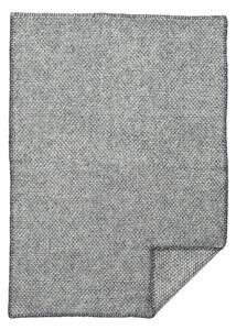 Klippan Vlněný dětský pléd Domino baby grey 65x90