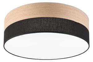 LED Stropní svítidlo SIRJA WOOD LED/36W/230V pr. 45 cm černá/dub