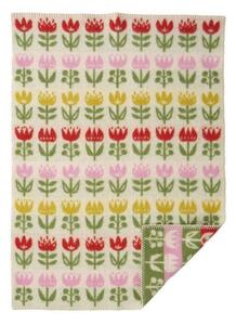 Klippan Vlněná dětská deka Tulip baby multi 65x90