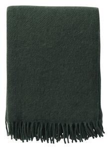 Klippan Vlněný pléd Gotland bottle green 130x200