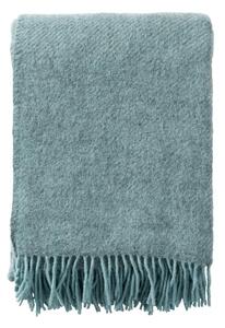 Klippan Vlněný pléd Gotland tyrkys 130x200