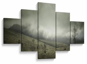 Obraz krajiny před bouři (125x70 cm)