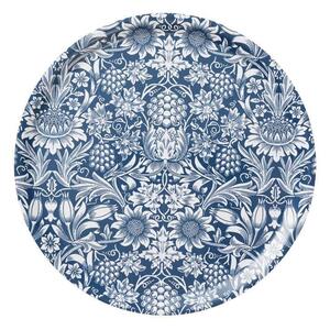 Klippan Kulatý servírovací tác Sunflower denim d38