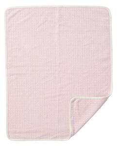 Klippan Dětská deka chenille Rumba baby pink 70x90