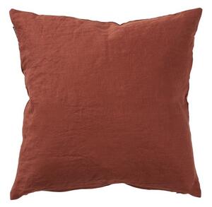 Klippan Lněný povlak na polštář Linn rust red 50x50