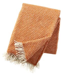 Klippan Vlněný pléd Knut orange 130x200