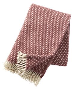 Klippan Vlněný pléd Knut rose brown 130x200