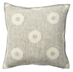 Klippan Vlněný povlak na polštář Rings grey 45x45