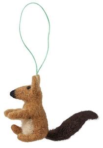 Klippan Plstěná dekorace Squirrel (veverka) 9x6