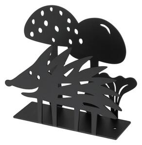 Bengt & Lotta Držák na ubrousky Hedgehog black 12x13x4