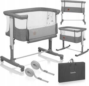 Lionelo Postýlka Aurora 3v1 Grey