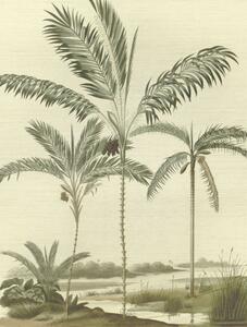 Vliesová obrazová tapeta Oáza, palmy 317406, 212 x 280 cm, Oasis, Eijffinger
