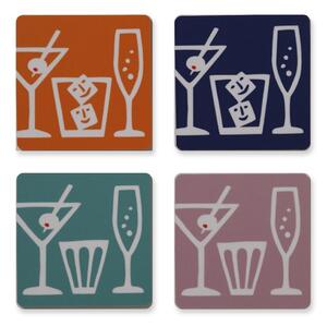 Klippan Podtácky Cocktail 4 ks set