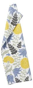 Klippan Kuchyňská utěrka Lily yellow blue 46x70