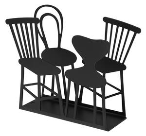Bengt & Lotta Držák na ubrousky Chairs black 11x14x4