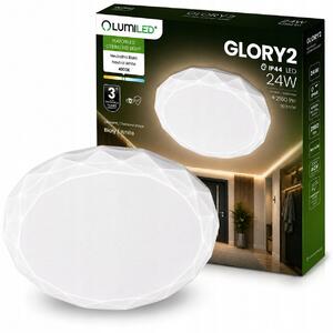 Kulatý venkovní Stropní Svítidlo Lumiled , bílé, hermetické stropní svítidlo