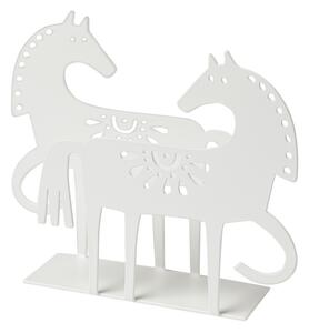 Bengt & Lotta Držák na ubrousky Happy Horse white 13x17x4