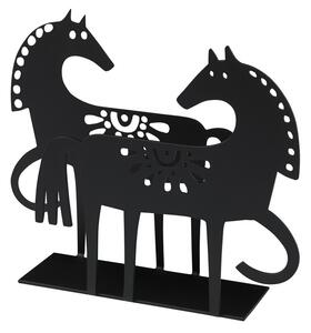 Bengt & Lotta Držák na ubrousky Happy Horse black 13x17x4