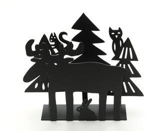 Bengt & Lotta Držák na ubrousky Moose in the Forest 14x17x4