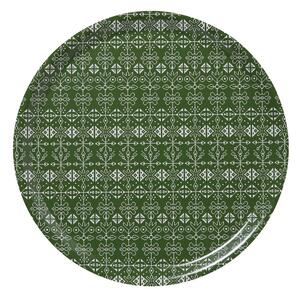 Klippan Kulatý servírovací tác Tradition green d38