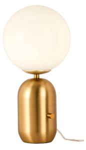 Art Deco zlatá stolní lampa do ložnice HELIOS 35 cm