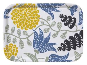 Klippan Obdélníkový tác Lily yellow blue 27x20