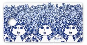 Bjorn Wiinblad Prkénko na krájení Rosamunde blue 40x20