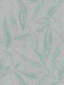 A.S. Création | Vliesová tapeta na zeď Hygge 3 79096-5 | 0,53 x 10,05 m | zelená, metalická, krémová