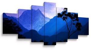 Obraz - Noční nebe v Nepálu (210x100 cm)