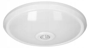 STROPNÍ SVÍTIDLO ORNO ZONDA LED BÍLÉ 12W 4000K s pohybovým senzorem LED