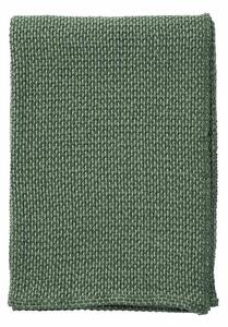 Klippan Bavlněná deka Basket green 130x180