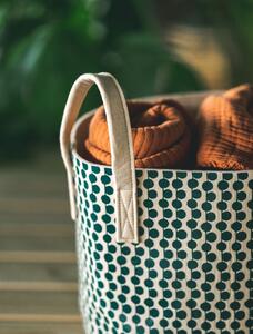 Muurla Úložný koš Berries beige green 30L
