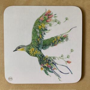 The DM Collection Tácek pod sklenici Wagtail konipas 9x9