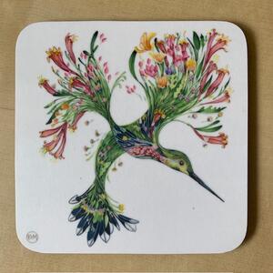 The DM Collection Tácek pod sklenici Hummingbird kolibřík 9x9