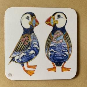 The DM Collection Tácek pod sklenici Puffins 9x9