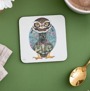 The DM Collection Tácek pod sklenici Owl Sova 9x9
