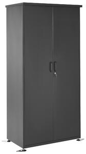 Zahradní skříň DORGALI 92 cm 188 cm Kov Grafitově šedá