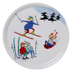 Klippan Kulatý servírovací tác Winter Life d31