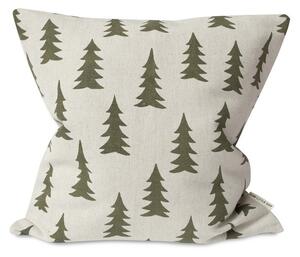 Fine Little Day Povlak na polštář GRAN LINEN olive green 50x50