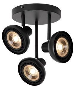 LUCIDE 30997/13/30 SENSAS stropní bodové svítidlo/spot D258mm 3xGU10 (ES111) černá