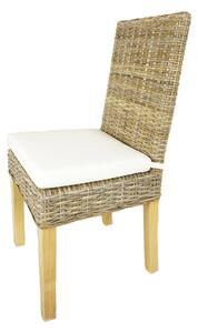 Ratanová židle SEATTLE, konstrukce borovice