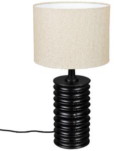 Černá kovová stolní lampa DUTCHBONE YALU