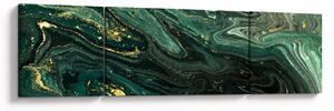 Obraz - Zelený mramor (170x50 cm)
