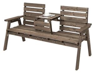 Costway Zahradní lavice se skládacím středovým stolkem, 160 cm GT4198CF