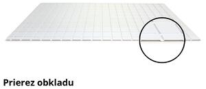 Mosaic White 2x2 - 3D PVC obklad (980 x 480 mm - 0,47 m2)