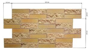 Facing Brick - 3D PVC obklad (980 x 490 mm - 0,47 m2)