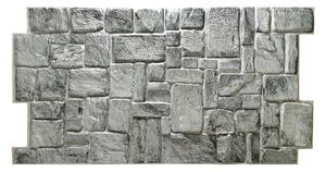 Gray Stone Panel - 3D PVC obklad (980 x 500 mm - 0,49 m2)
