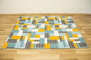 Associated Weavers Dětský kusový koberec Kostky Lego vícebarevný Rozměr: 200x300 cm